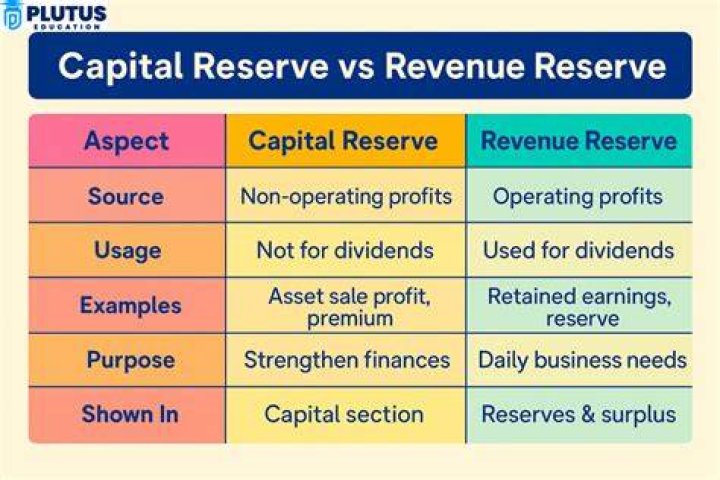 What is capital reserve give example?