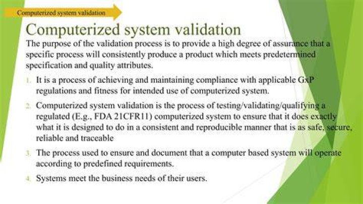 What is computerized system explain with an example?