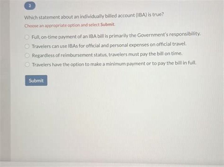 What is individually billed account?