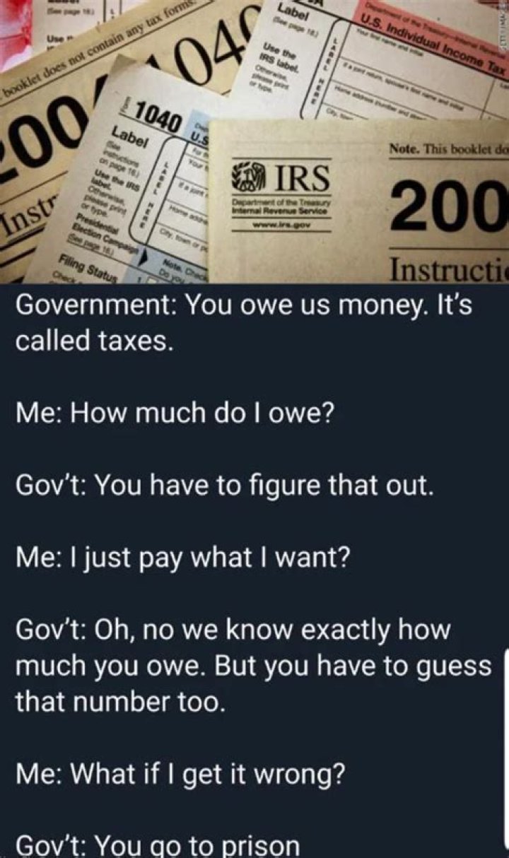 What is it called when people owe money?