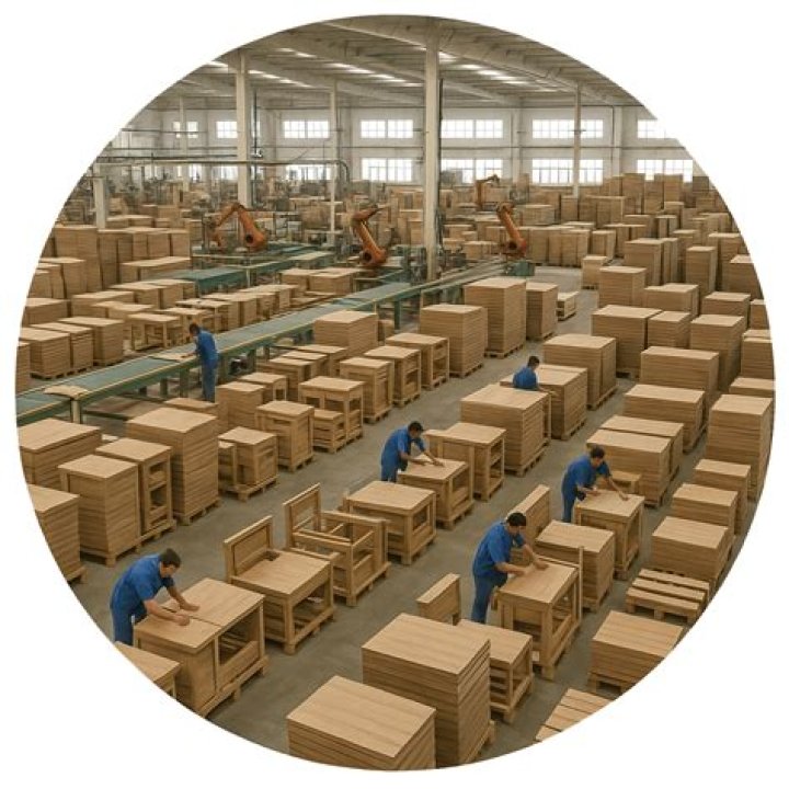 What is meant by mass production?