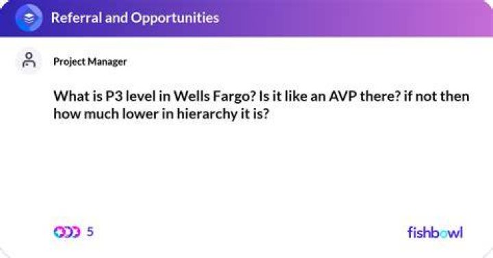What is P3 level?