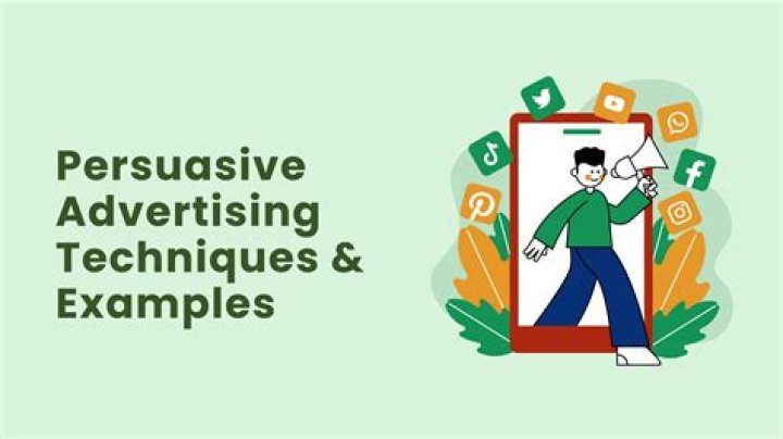 What is persuasive messages give an example?