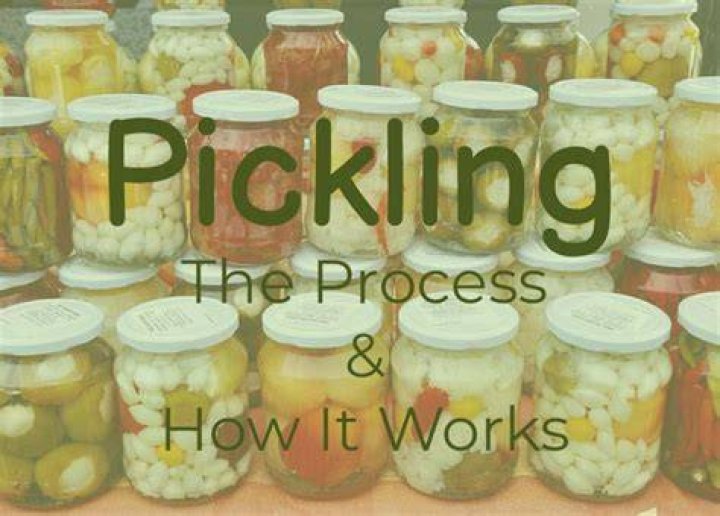 What is pickling process?