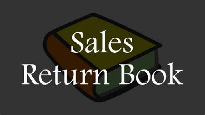 What is sales return book?