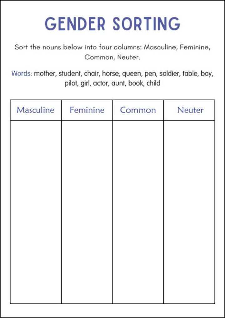 What is steward feminine gender?