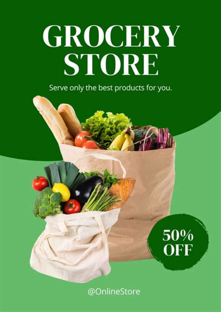 What is the average square footage of a grocery store?