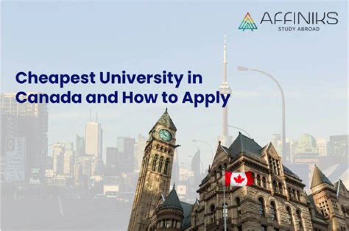 What is the cheapest university in Canada?