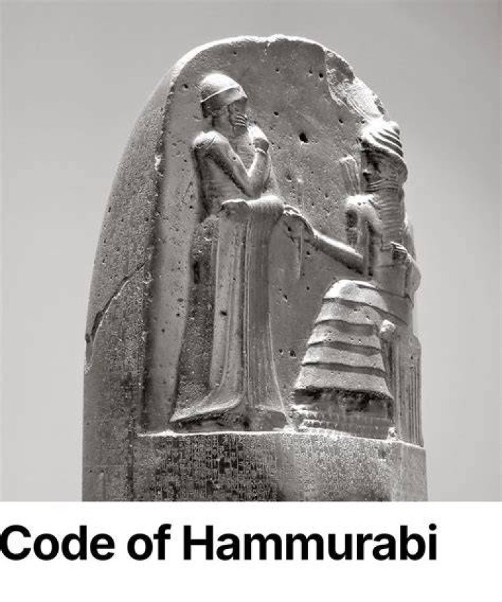 What is the connection between the code of Hammurabi?
