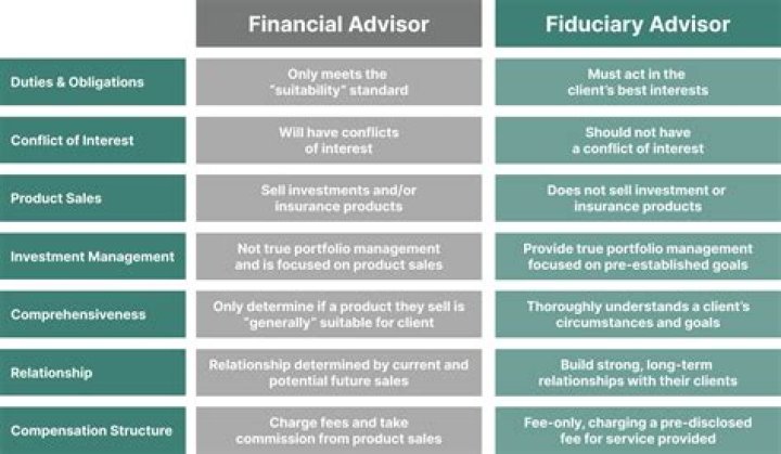 What is the difference between a financial advisor and a financial consultant?