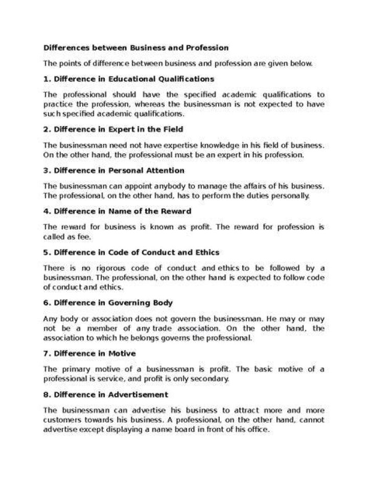 What is the difference between business and business studies?