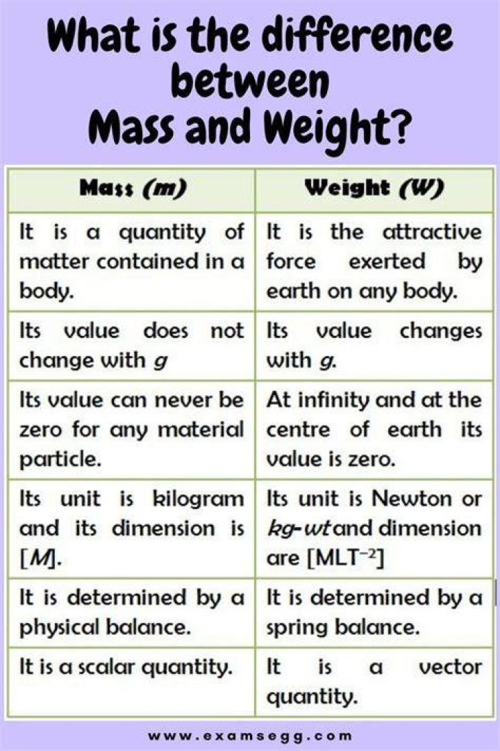 What is the difference between mass length and capacity?