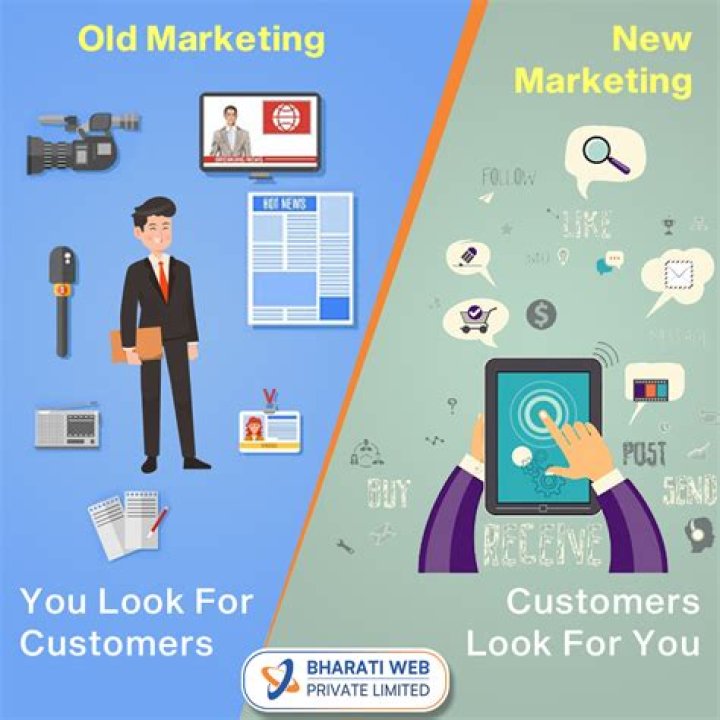 What is the difference between old and new marketing?