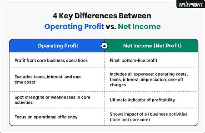 What is the difference between profit and net income?