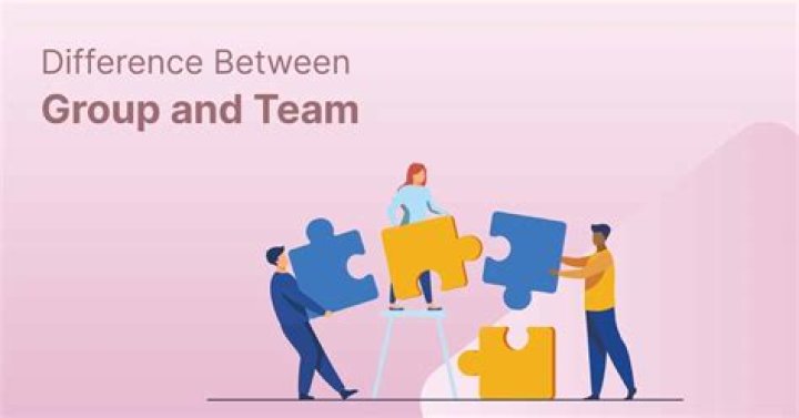 What is the different between group and team?