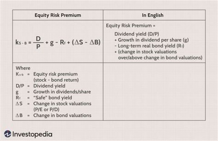 What is the equity risk premium?