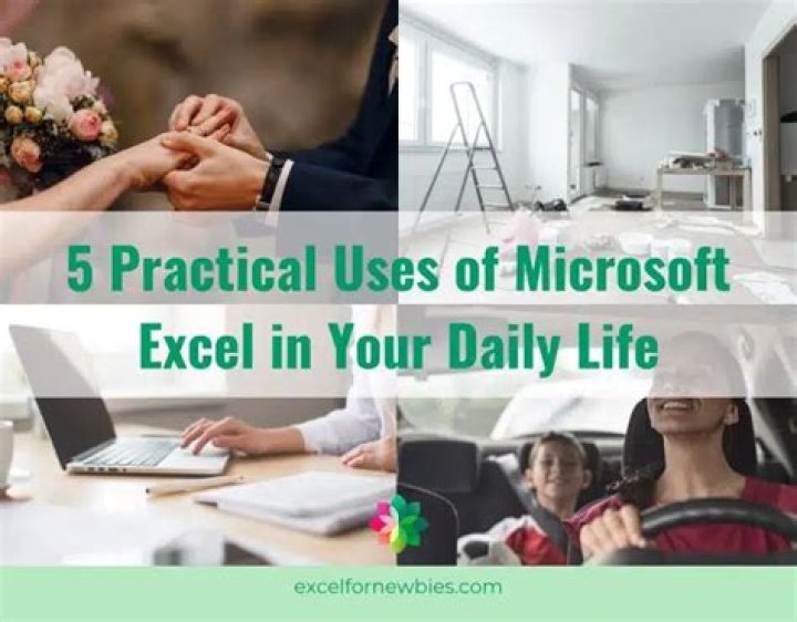 What is the importance use of Excel in daily life?