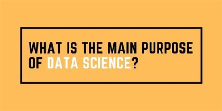 What is the main purpose of data?