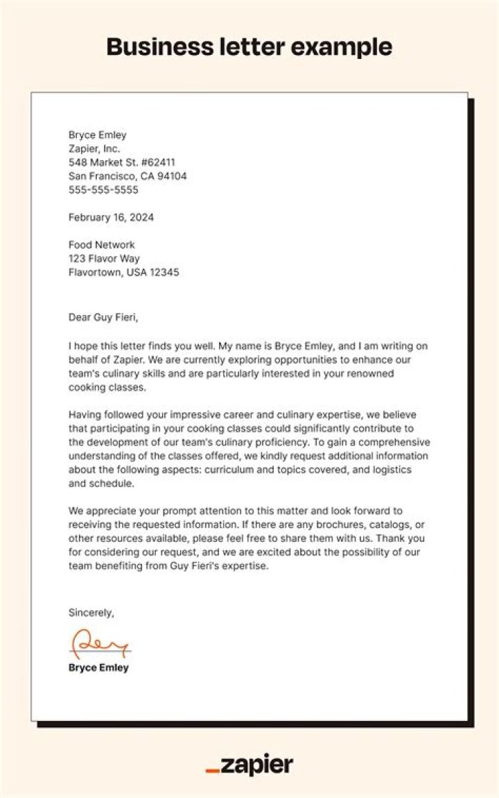What is the meaning of business letters?
