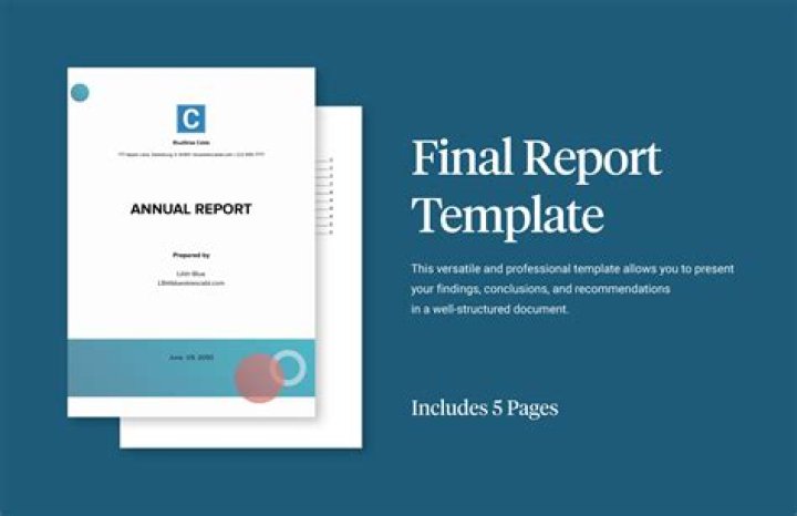 What is the meaning of final report?