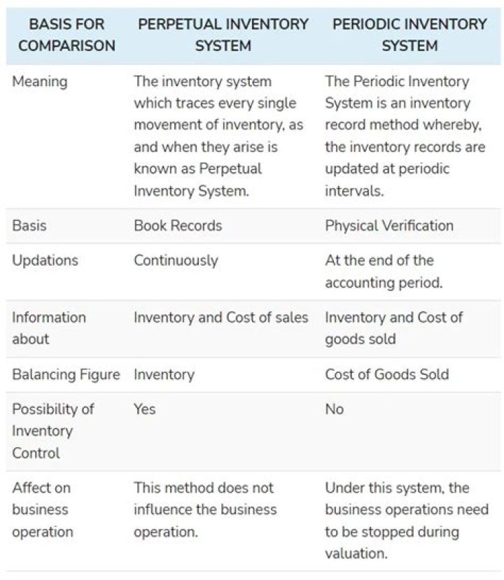 What is the meaning of perpetual inventory?