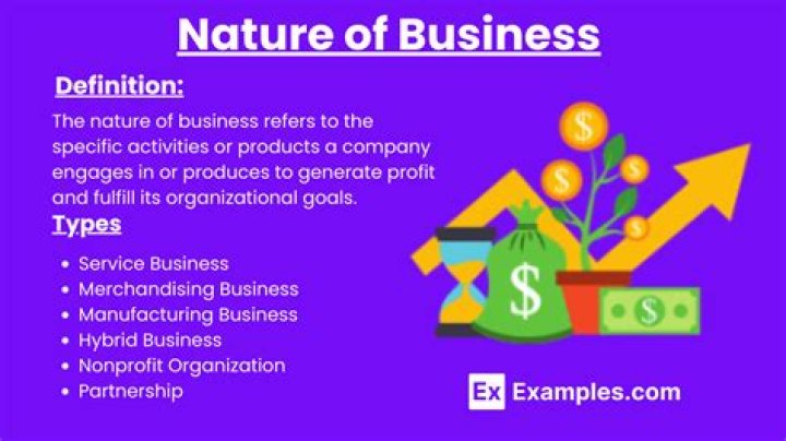 What is the nature of your business answer?