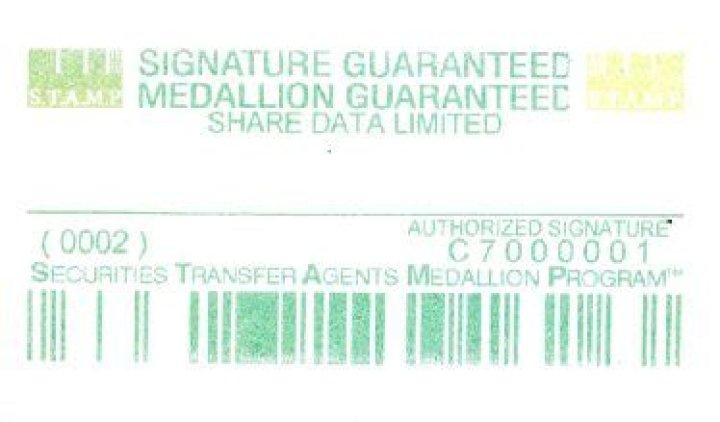 What is the purpose of a Medallion Signature Guarantee?