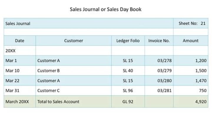 What is the purpose of a sales day book?