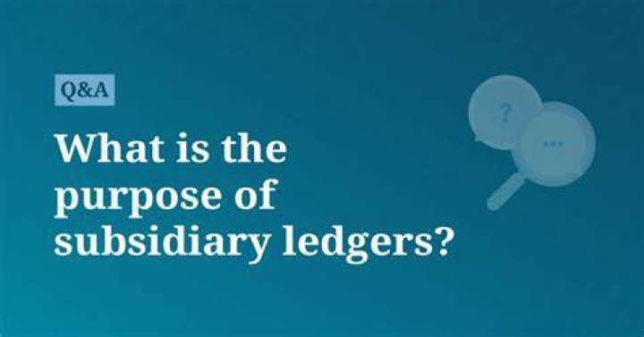 What is the purpose of subsidiary?