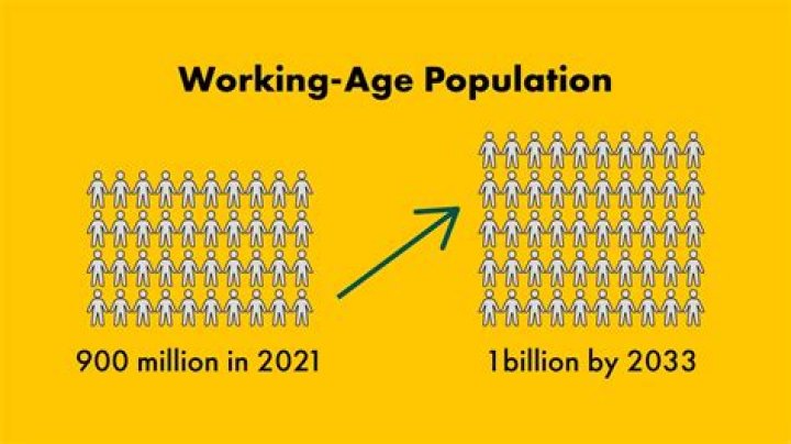 What is the working age group of population?