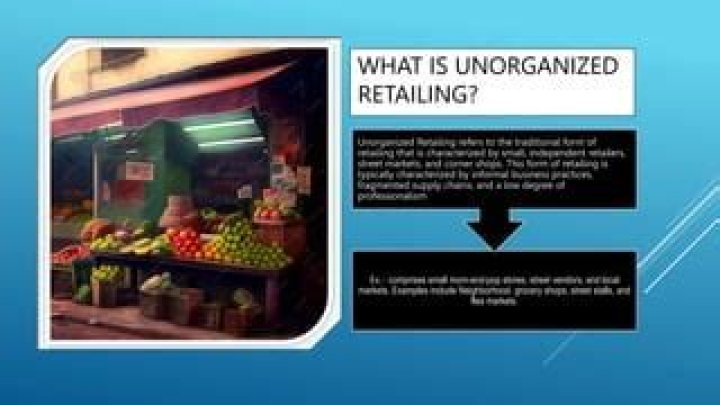 What is unorganized retailing?