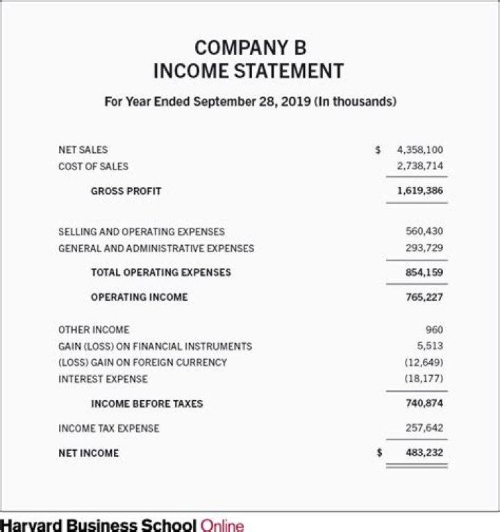 What kind of statement is an income statement?