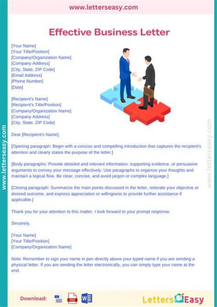 What makes an effective business letter?
