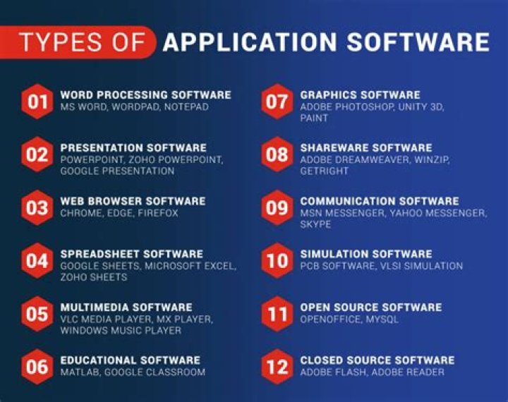 What softwares do businesses use?