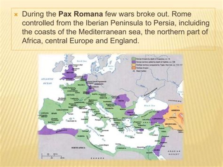 What was accomplished during the Pax Romana?
