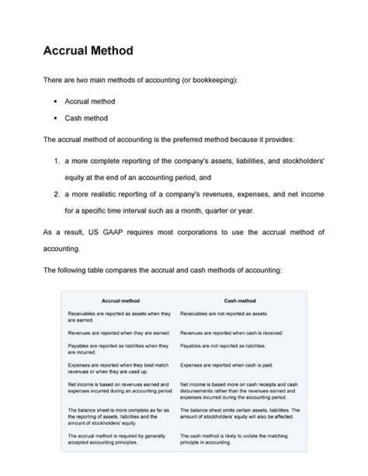 When do C corporations use the accrual method?