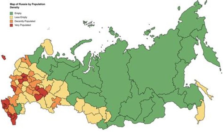 Where does 75% of the Russian population live?