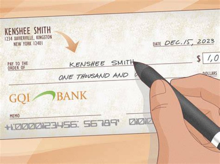 Where does your signature go on a check?