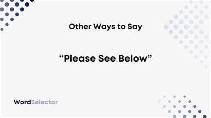 Which is correct, please see details below or please see below details?