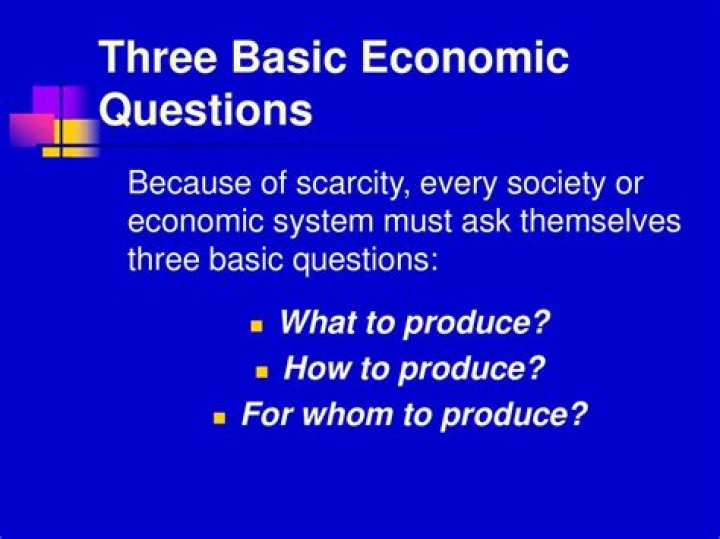 Which is one of the basic questions of Economics?