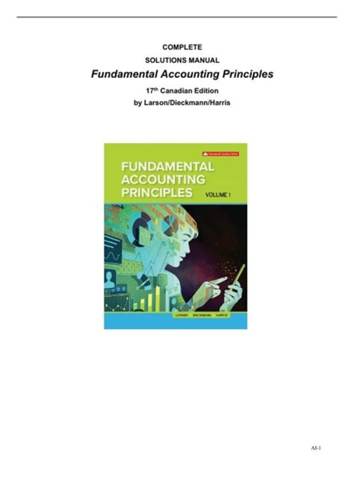 Which is the Solution Manual for fundamental accounting principles?
