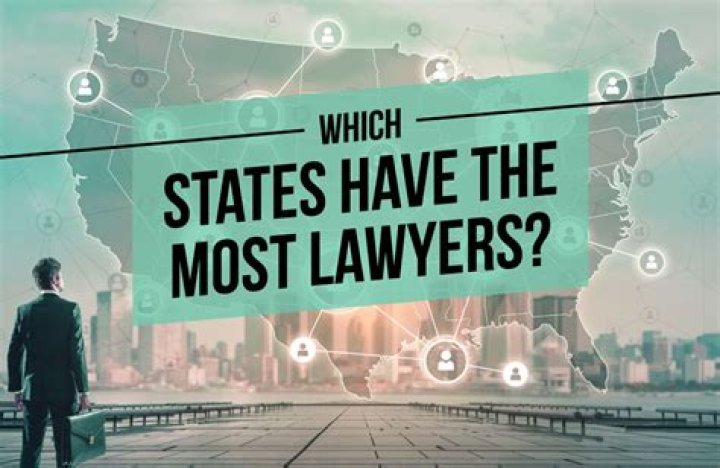 Which states have the most lawyers?
