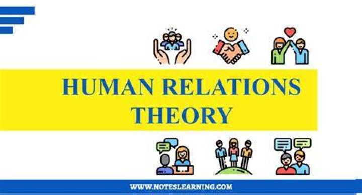 Who are the contributors of human relations movement?