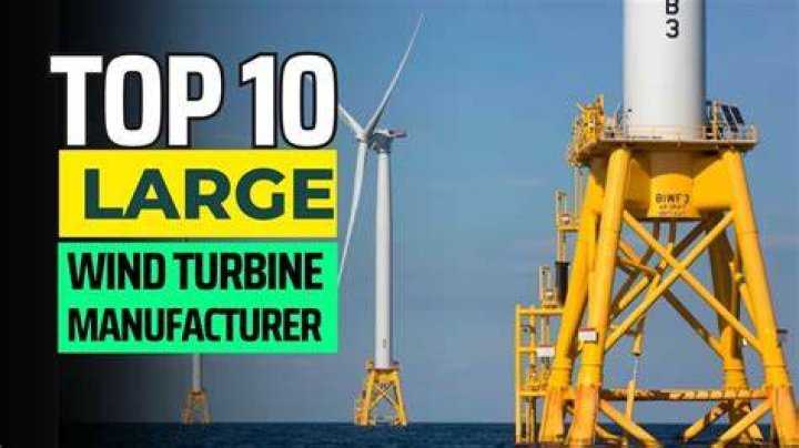 Who is the largest wind turbine manufacturer?