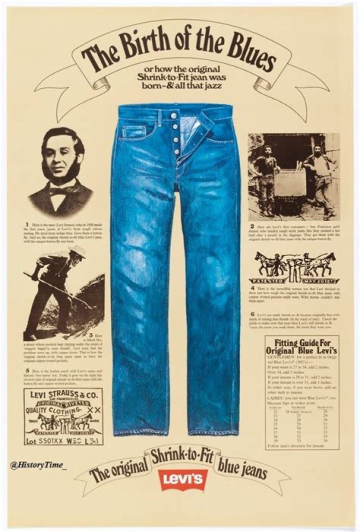 Who made the first pair of jeans?