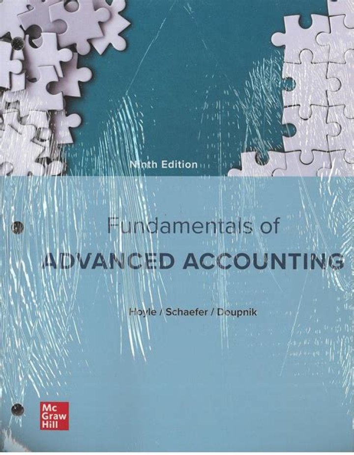 Who was the first author of Advanced Accounting?