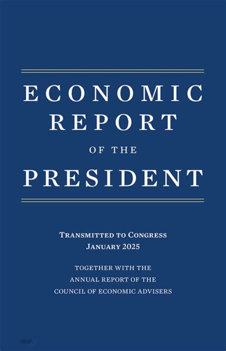 Who writes the annual Economic report of the President?