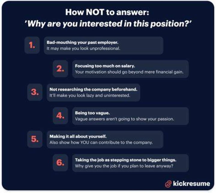 Why are you interested in this position and working for this company?