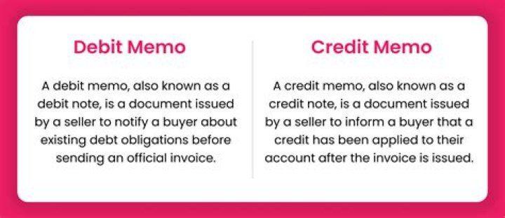 Why did I get a debit memo?