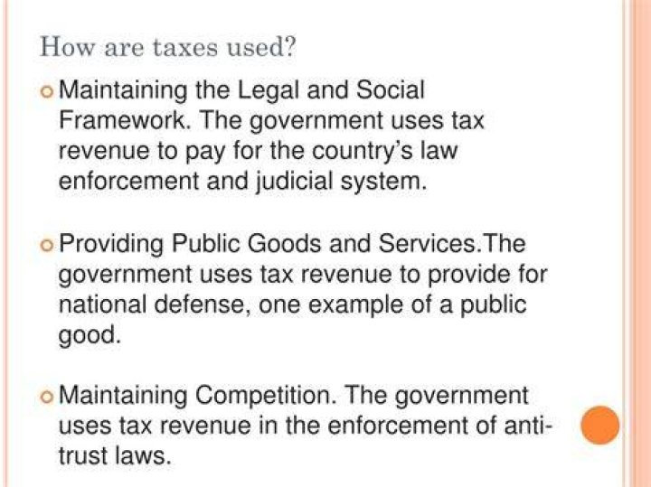Why do we need taxes?